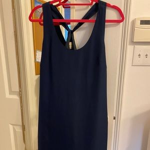 Navy J. Crew Shift Dress